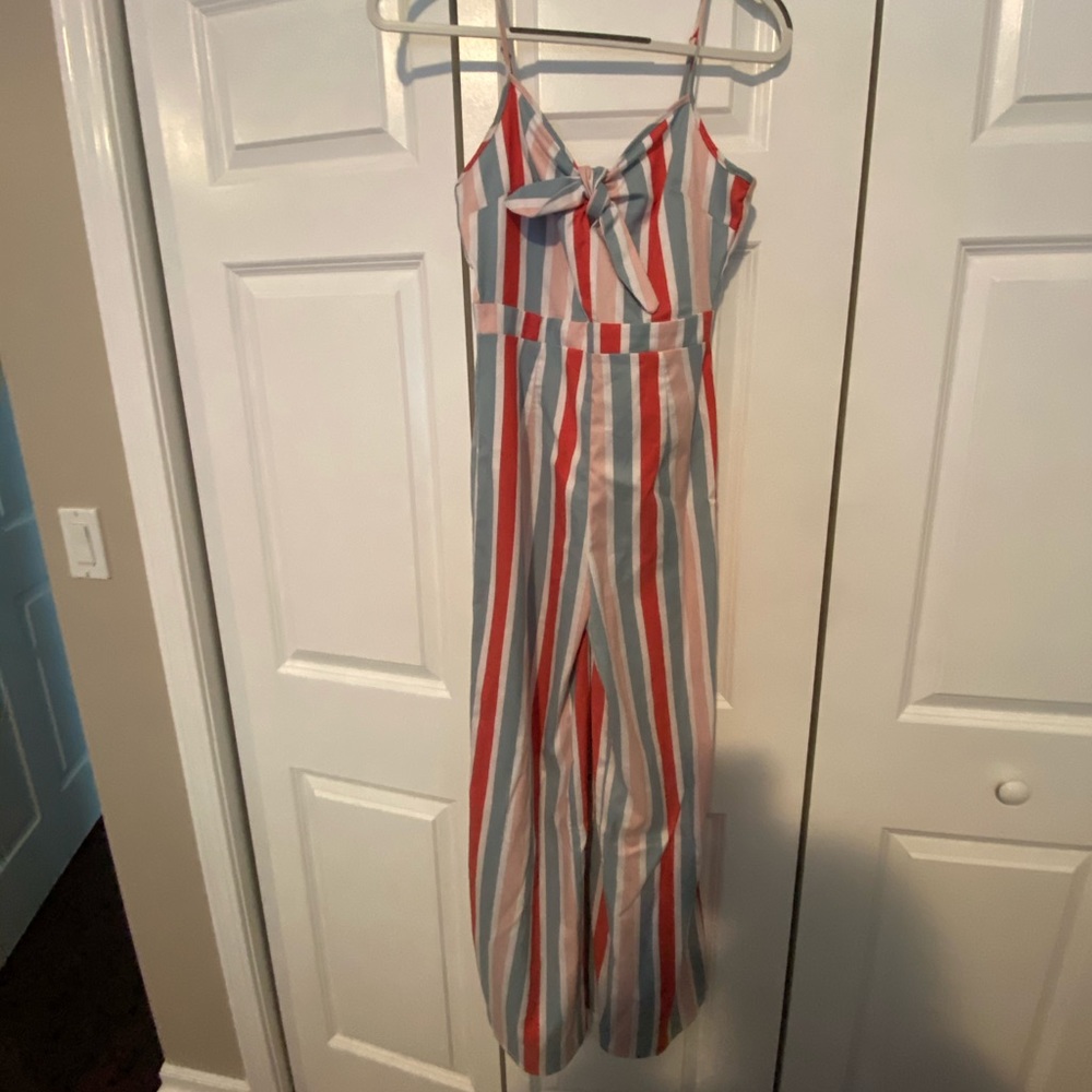 tie front jumpsuit